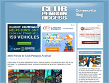 Tablet Screenshot of community.clubpenguinaccess.com